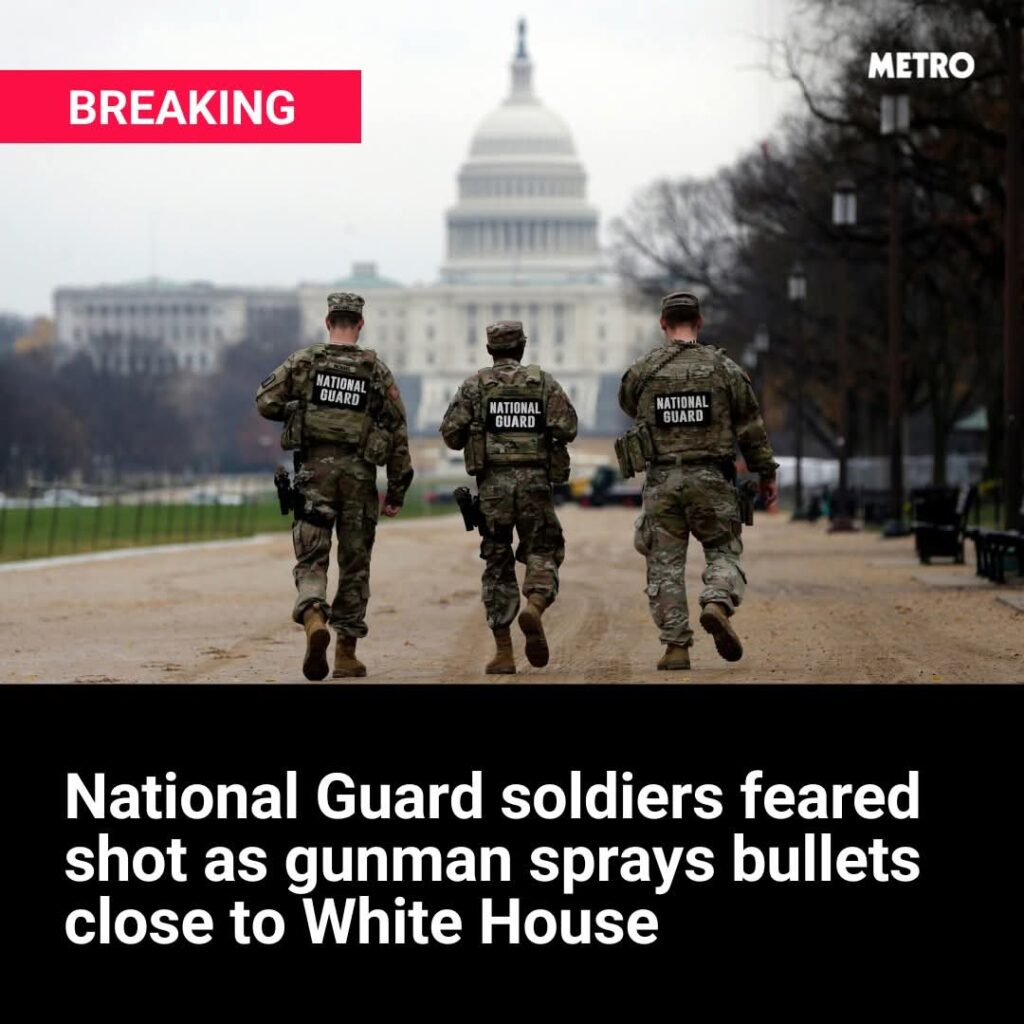 Breaking! Guard under fire, chaos near the White House