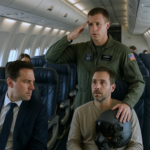 He Was Just a Single Dad in Seat 12F! Until the F-22 Commander Said! Sir, Welcome Back, Viper One