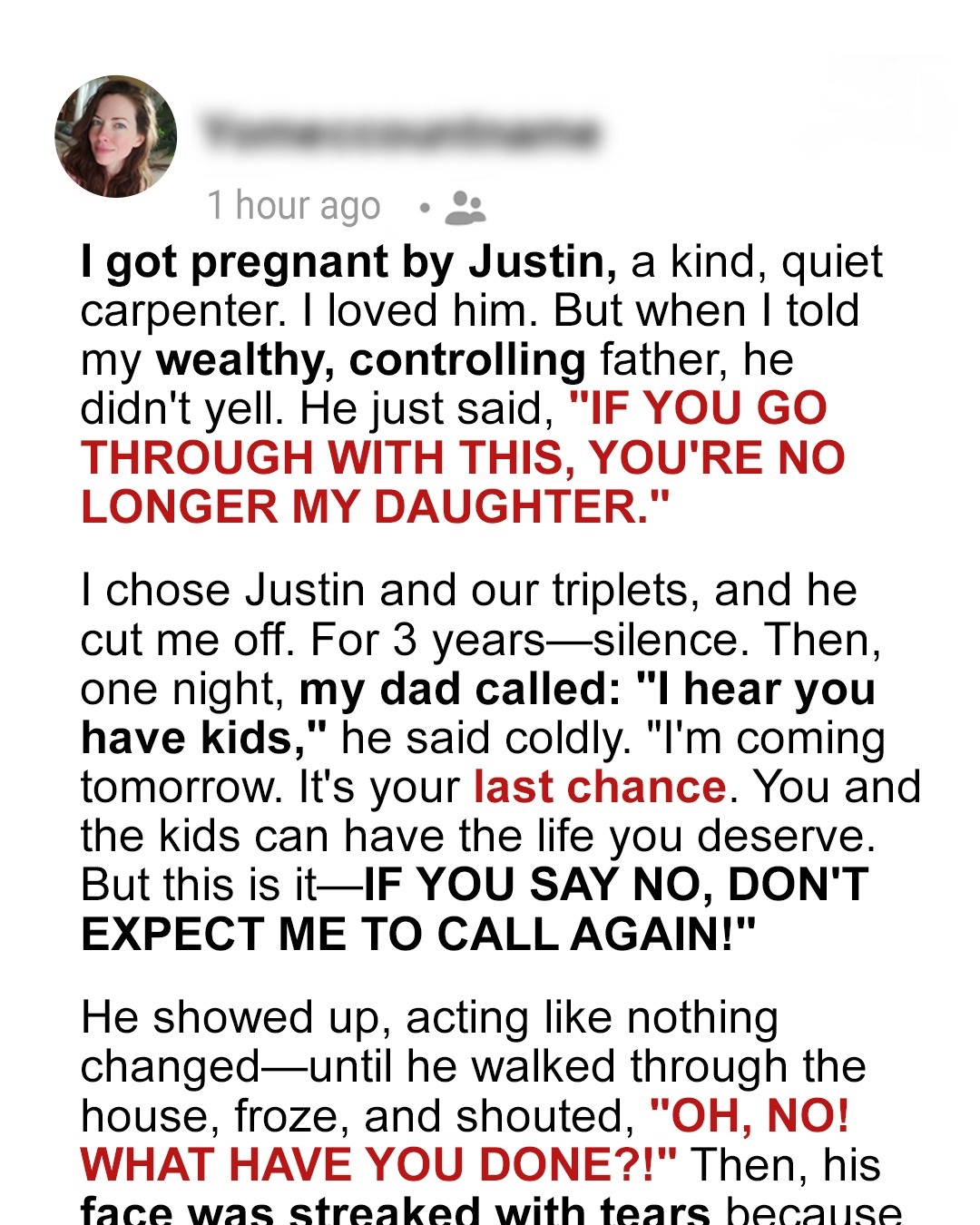 My Father Said He Would Disown Me Over My Pregnancy, Then He Came Back And Saw What We Built