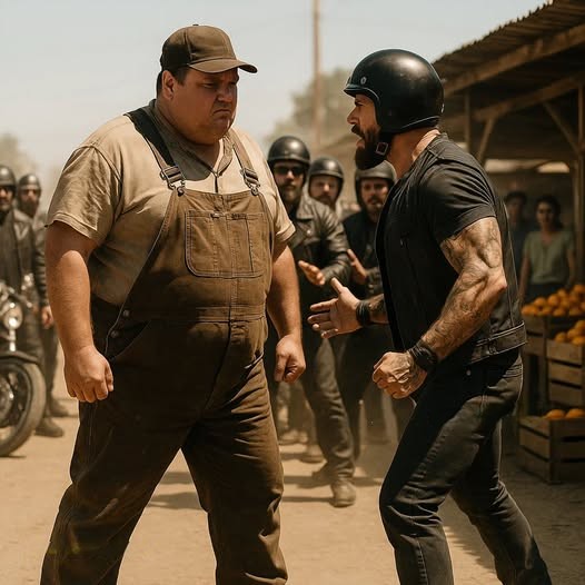 Bikers Harass A Fat Farmer At A Market, Not Knowing He Is A Retired Delta Force Commander!