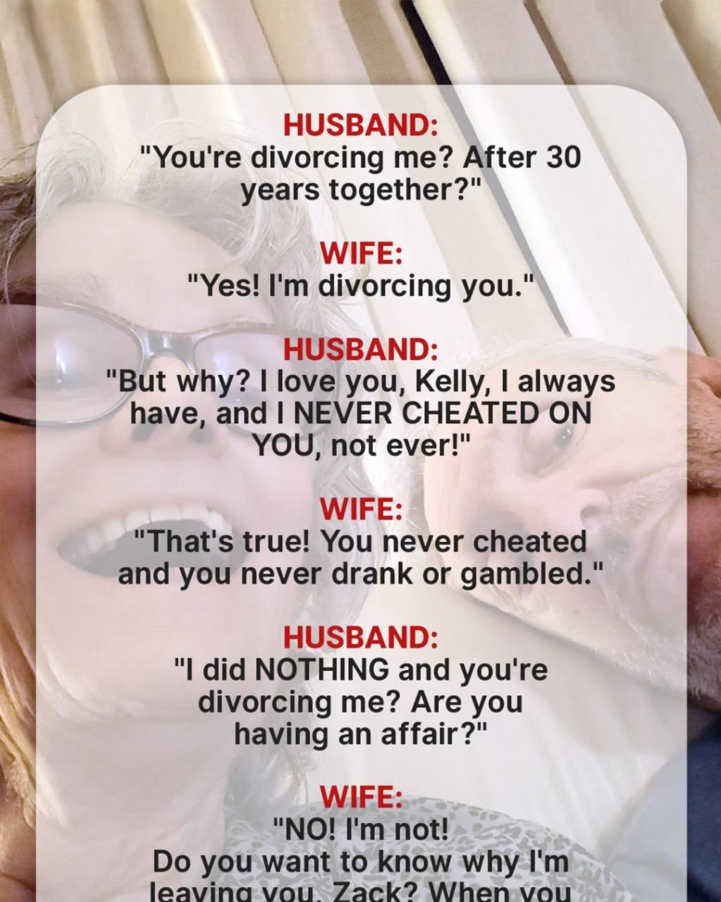 A Life-Changing Decision After 30 Years of Marriage, A Heartfelt Story