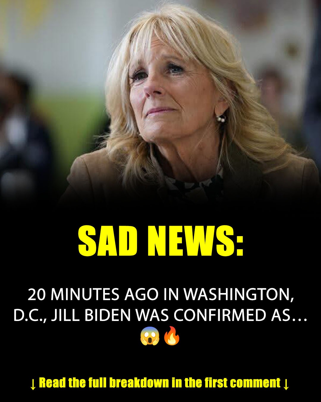 SOTD! FIRST LADY JILL BIDEN MAKES EMOTIONAL ANNOUNCEMENT!