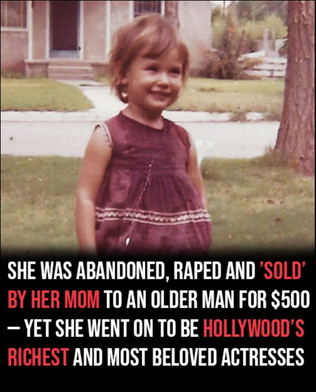 Horrible childhood event shaped this Hollywood stars journey!