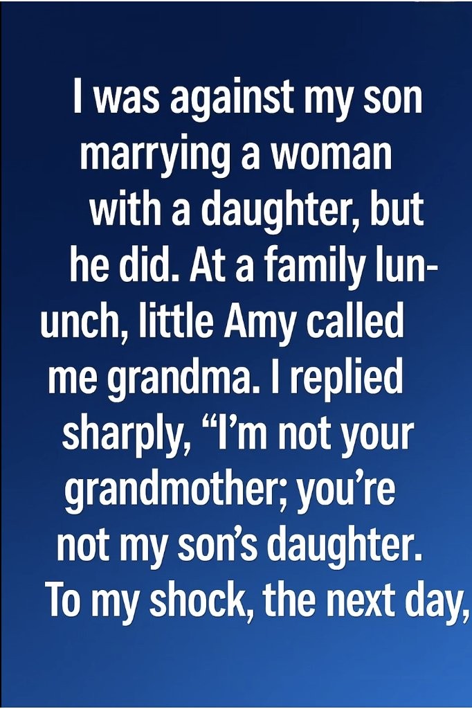 SOTD! I Spoke Too Harshly at Lunch, What Happened the Next Day Broke Me!