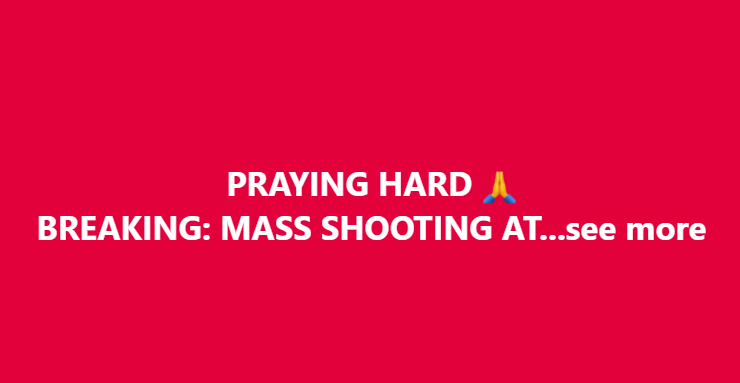 BREAKING! MASS SHOOTING!