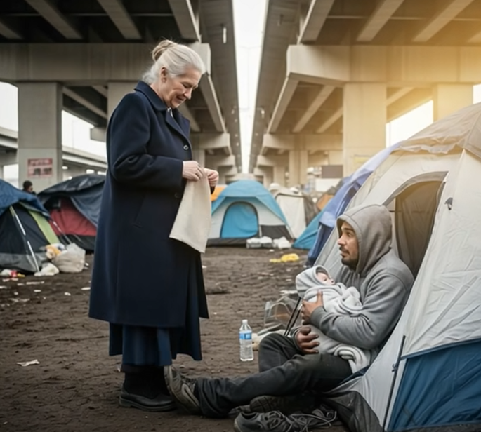 I Found My Grandson Living Under a Bridge With His Baby, He Thought I Was Gone Until the Truth About His Father Changed Everything