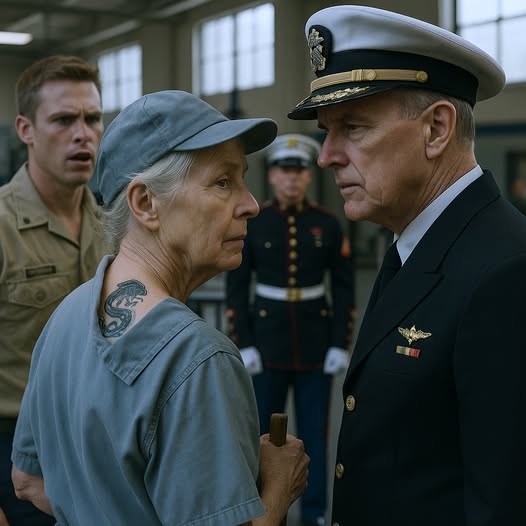 She was just a quiet janitor at the SEAL gym, Until the Commander noticed the tattoo on her neck