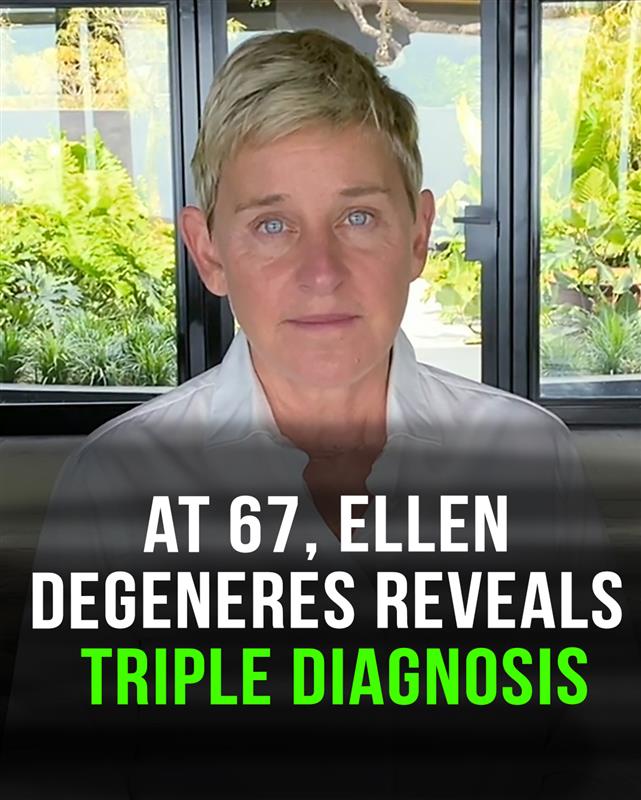 At 67, Ellen DeGeneres reveals triple diagnosis!