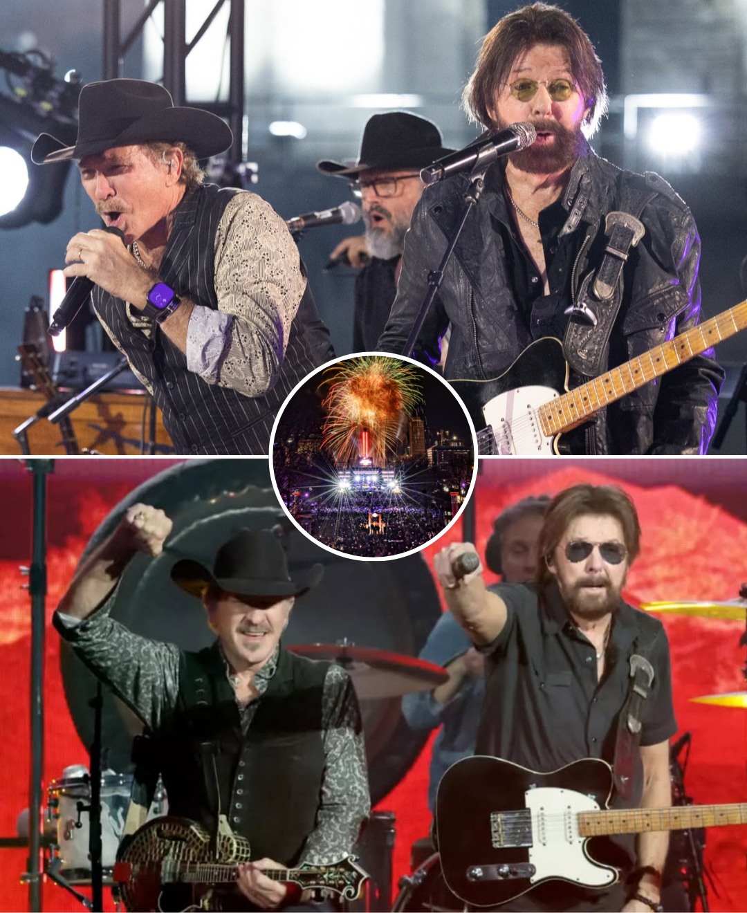 When Ronnie Dunn (72) And Kix Brooks (70) Stormed The Stage At New Year’s Eve Live: Nashville’s Big Bash, Age Wasn’t Part Of The Conversation — Authority Was. The Opening Notes Of “Brand New Man” Cracked Through The Night, And Suddenly The Neon-lit Streets Of Nashville Turned Into A Living, Breathing Honky-tonk Time Capsule No One Wanted To Escape. Ronnie’s Voice Didn’t Ease Its Way In — It Claimed The Moment, Sharp, Gritty, And Fearless. Kix Flashed That Familiar Grin Like He Knew Exactly What Was Coming Next. And Just Like That, The Years Peeled Away. This Wasn’t Nostalgia Playing Dress-up. This Was Momentum Roaring Back To Life.