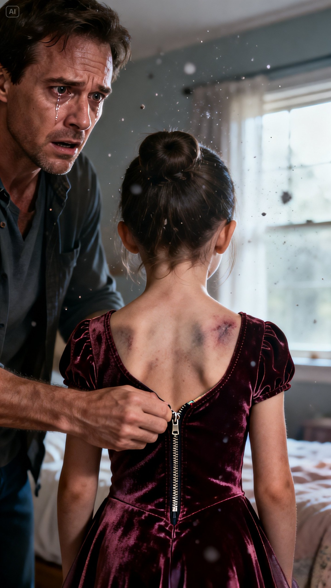 We were getting ready for my daughters piano recital when Lily texted me from her room!