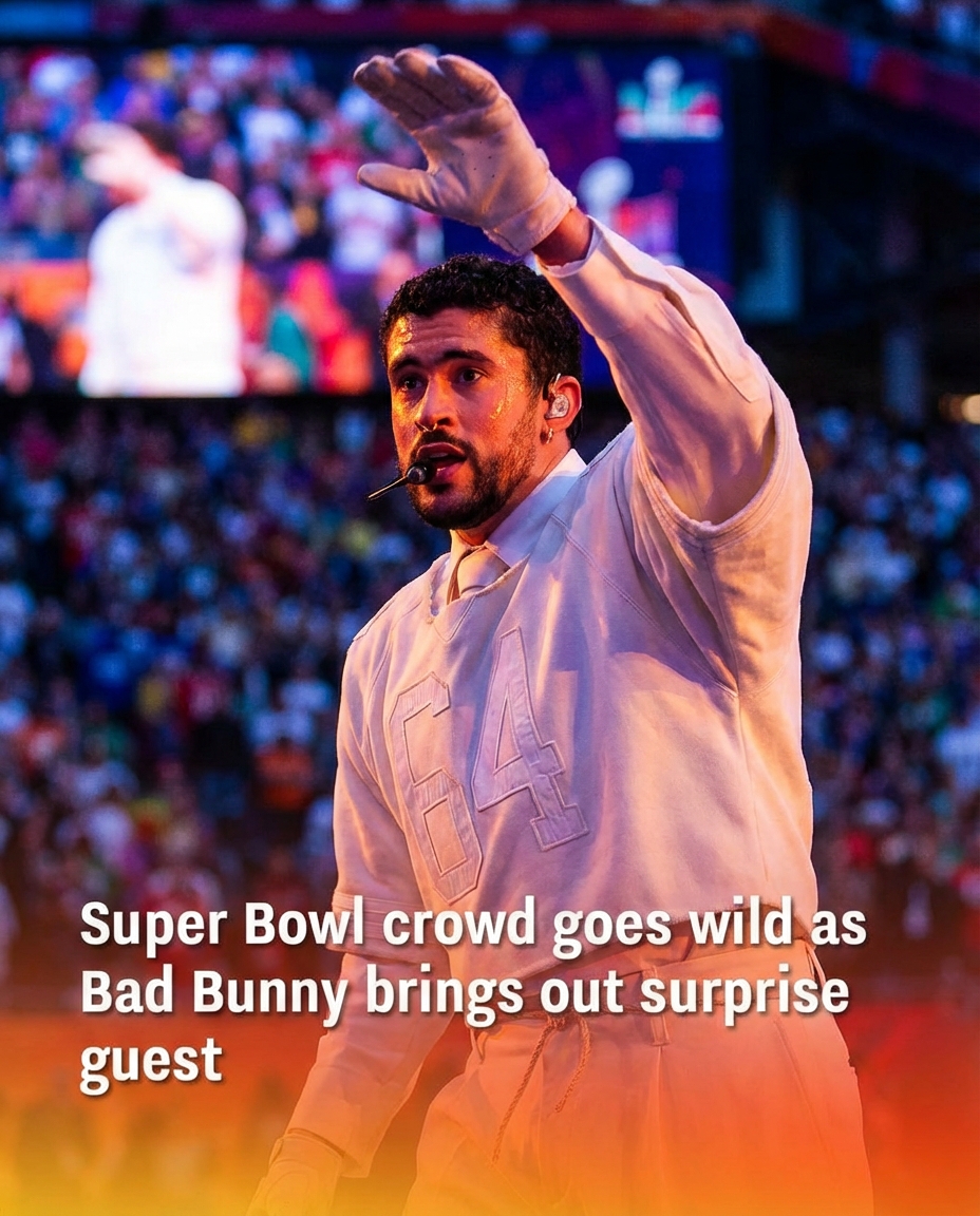 Super Bowl Stadium Erupts as Bad Bunny Unveils an Unexpected Star During Halftime!