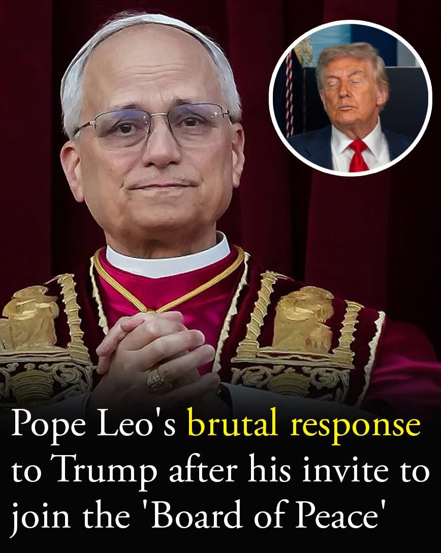 Pope Leo Responds Firmly to Trump’s Invitation to Join the “Board of Peace”