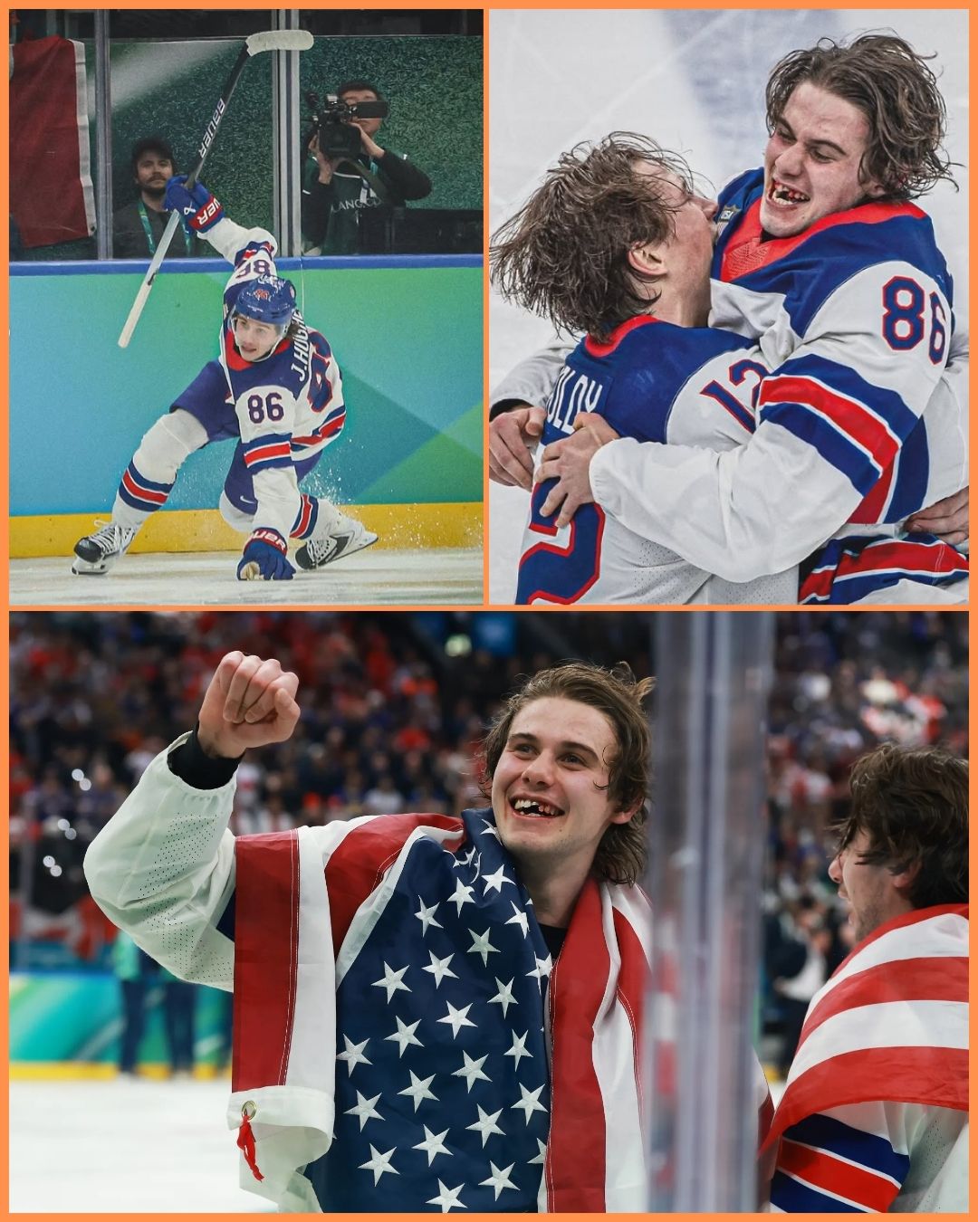  BL00D. TEETH. G0LD. — In a moment that will live in Olympic history, Jack Hughes refused to quit