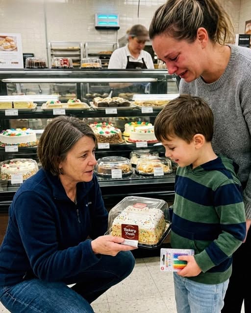 I Bought a Birthday Cake for a Little Boy Whose Mom Was Crying in the Bakery – the Next Week, My Sister Called Screaming, ‘Do You Know Who That Was?’!