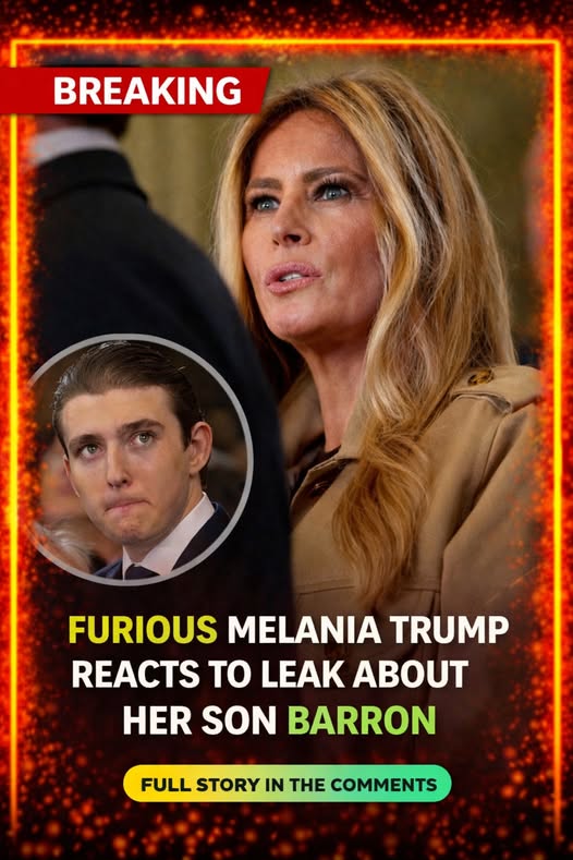 Melania Trump Addresses Public Discussion Involving Her Son Barron!
