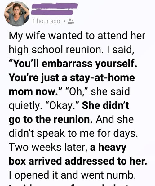 I Misjudged Her Routine Until One Box Revealed the Truth