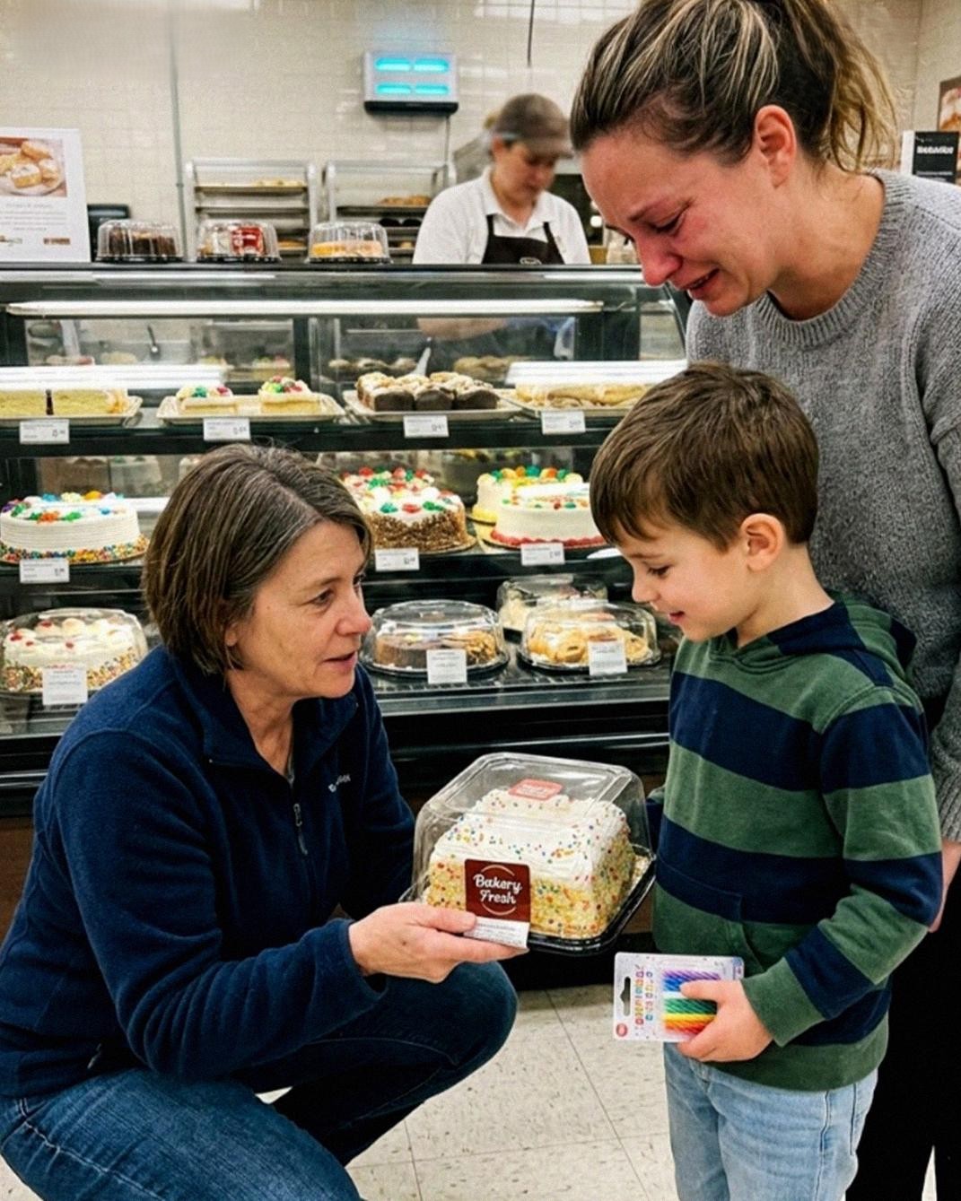 I Bought a Birthday Cake for a Little Boy Whose Mom Was Crying in the Bakery – the Next Week, My Sister Called Screaming, ‘Do You Know Who That Was?’